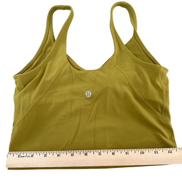 Lululemon Auric Gold Align Tank Top Size 6 - Picture 2 of 4